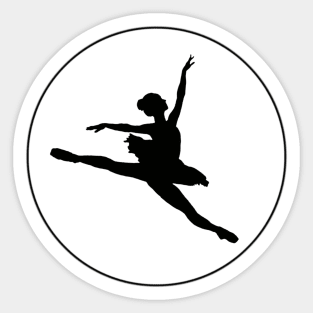 Ballerina Jumping! Sticker